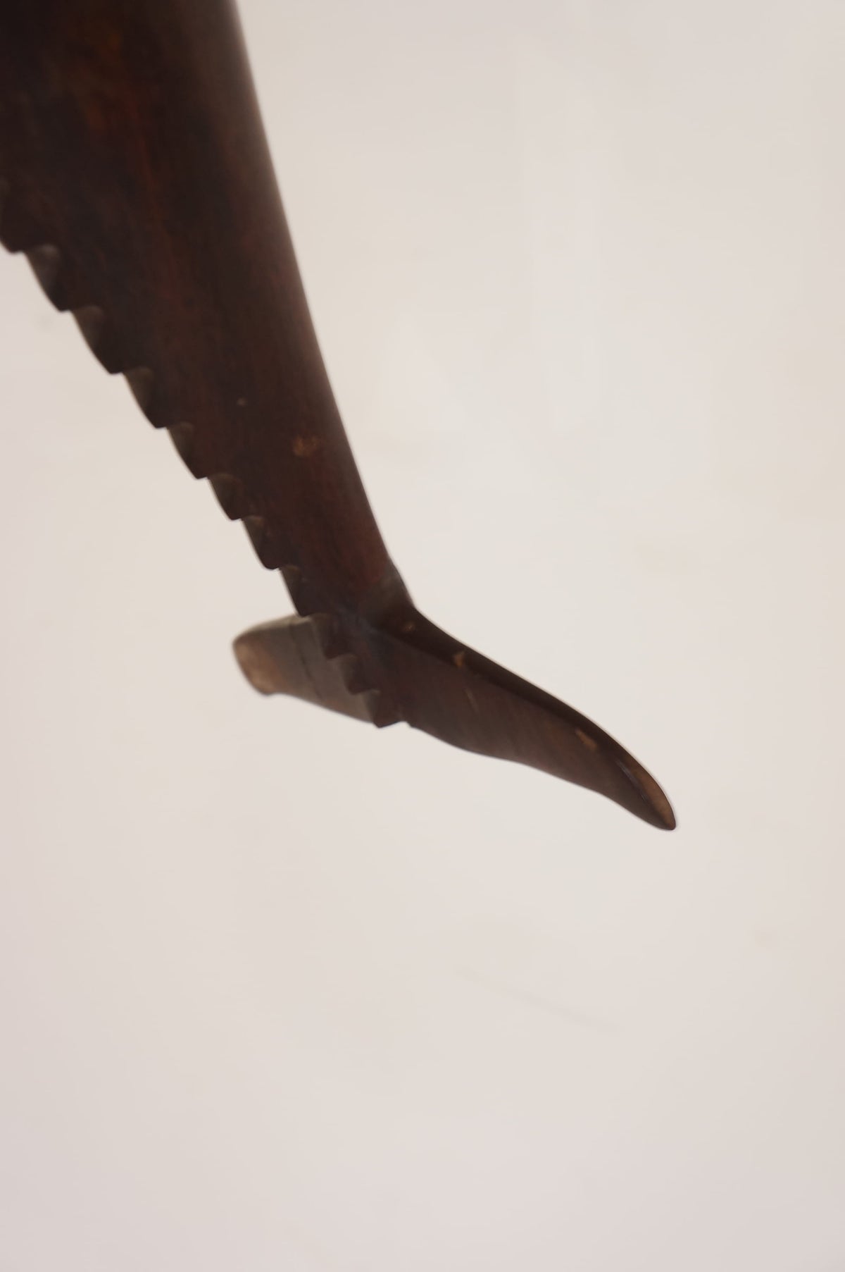 Vintage Wooden Whale Object