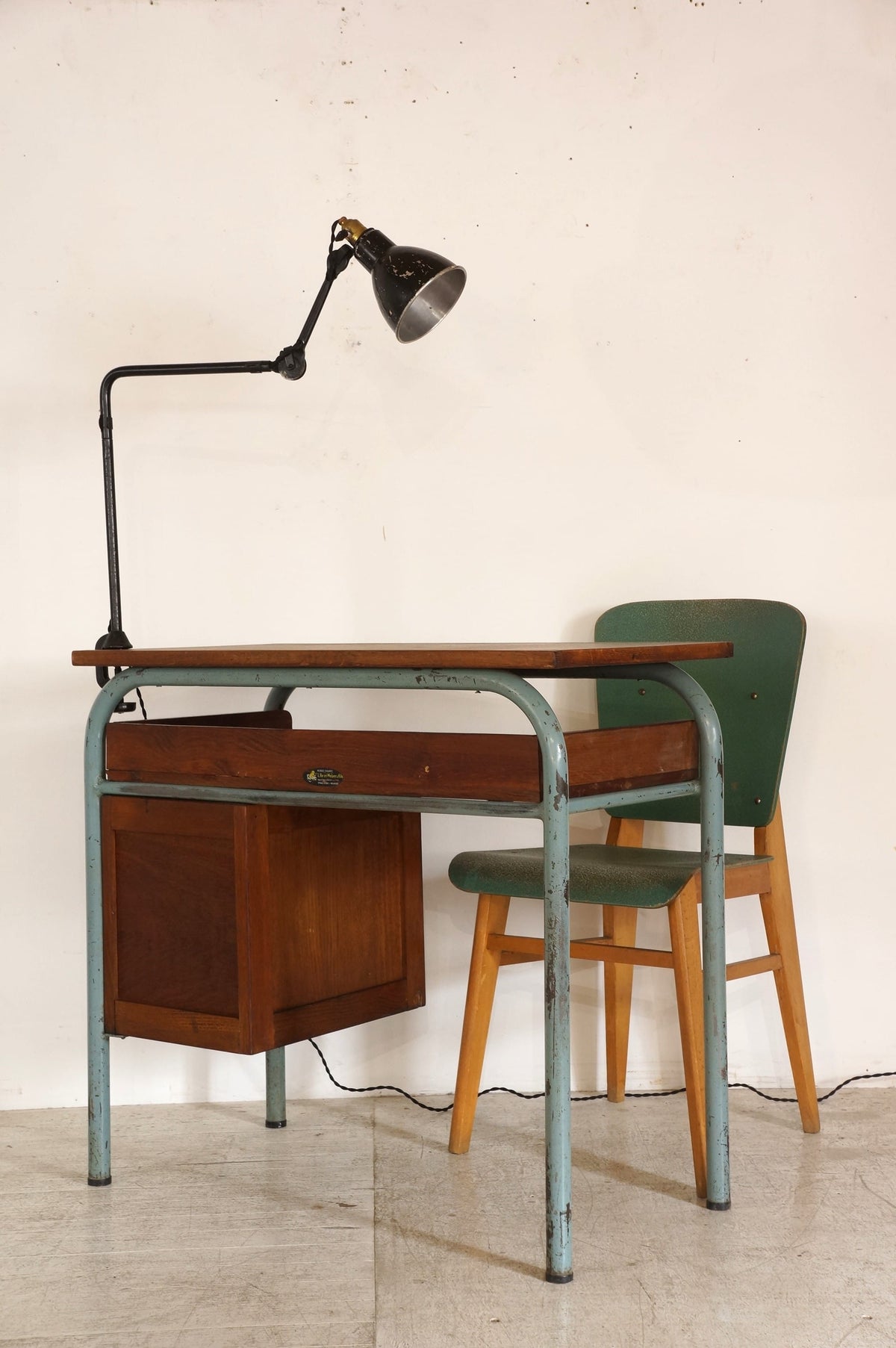 Vintage Tubular Steel Desk