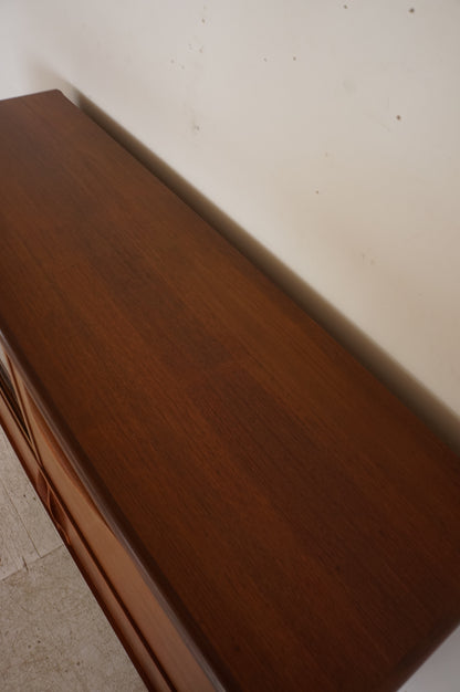 Vintage French Teak Sideboard