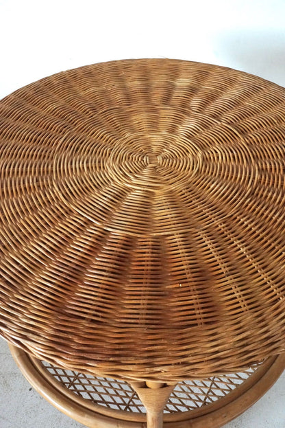 Rattan Round Table