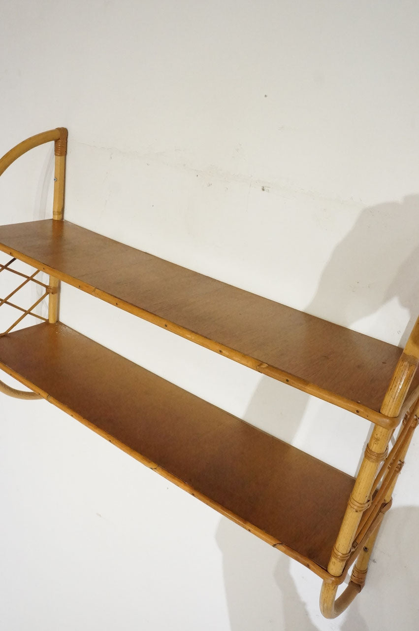 Bamboo Wall Shelf