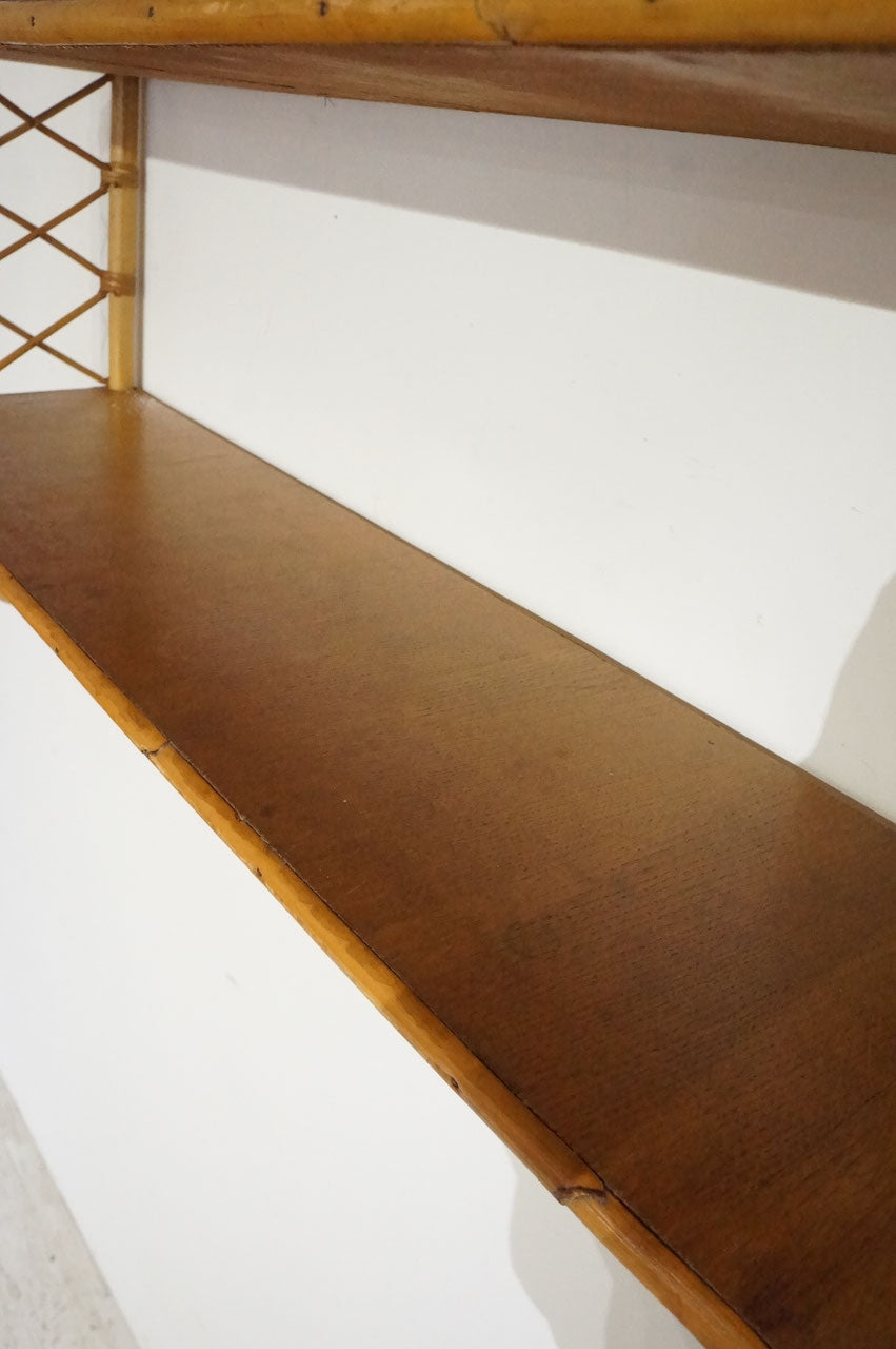 Bamboo Wall Shelf