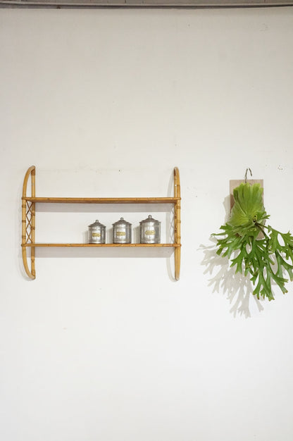 Bamboo Wall Shelf
